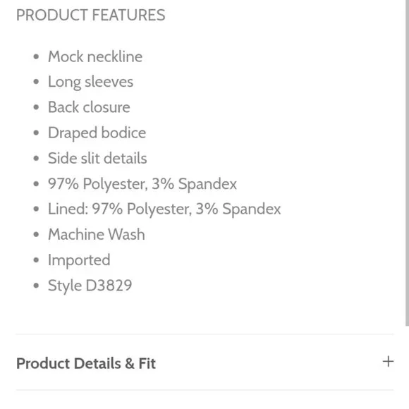 Alexia Admor Mock Neck Midi Dress - Picture 3 of 3